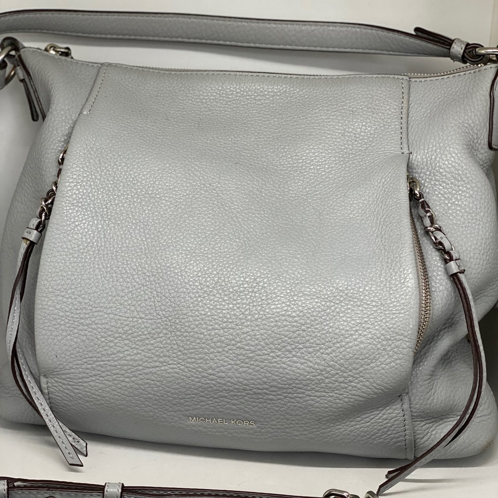 MICHAEL KORS Blue Leather Hobo Bag - Picture 1 of 8